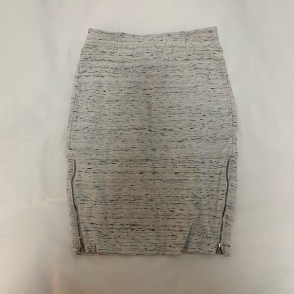 Aritzia Wilfred Speckled Zip Slit Skirt - Picture 3 of 5
